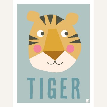 Kids Print Tiger